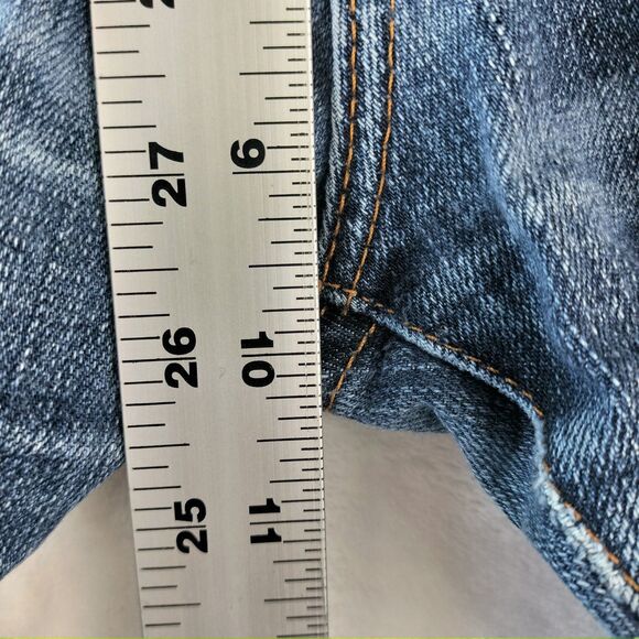 Adriano Goldschmied Jeans Mens 32x34 Blue Matchbox Slim Straight Dark Wash Denim - Picture 8 of 16